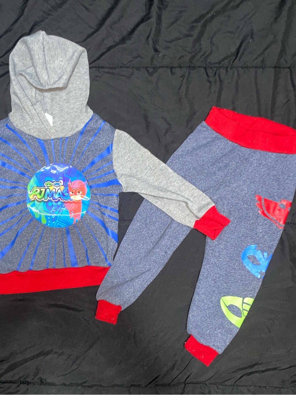 PJ Masks Boys 2-Piece Fleece Hoodie and Jogger Pants Outfit Set